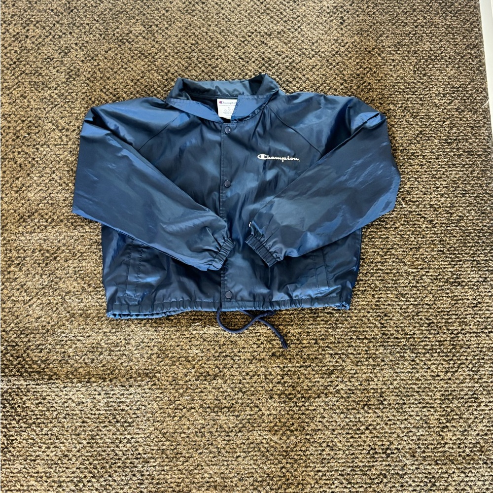 Champion Navy Windbreaker Jacket